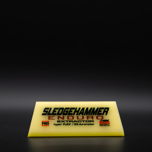 5” Sledgehammer Enduro Dual Density  HYBRID 85/93 Durometer HyperFlex Squeegee Blade