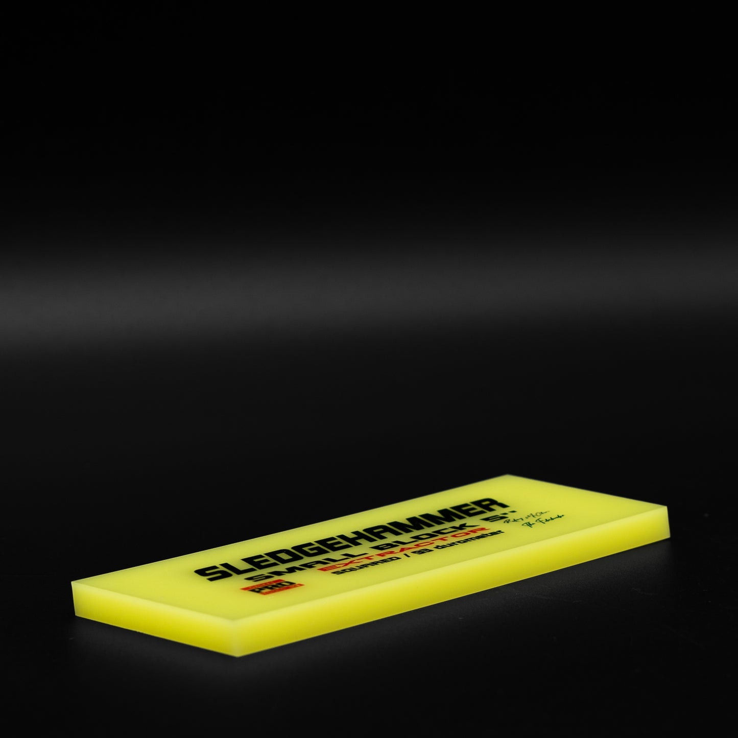 Block Cut Sledgehammer - 93 Duro Flat Glass/Security Film Blade
