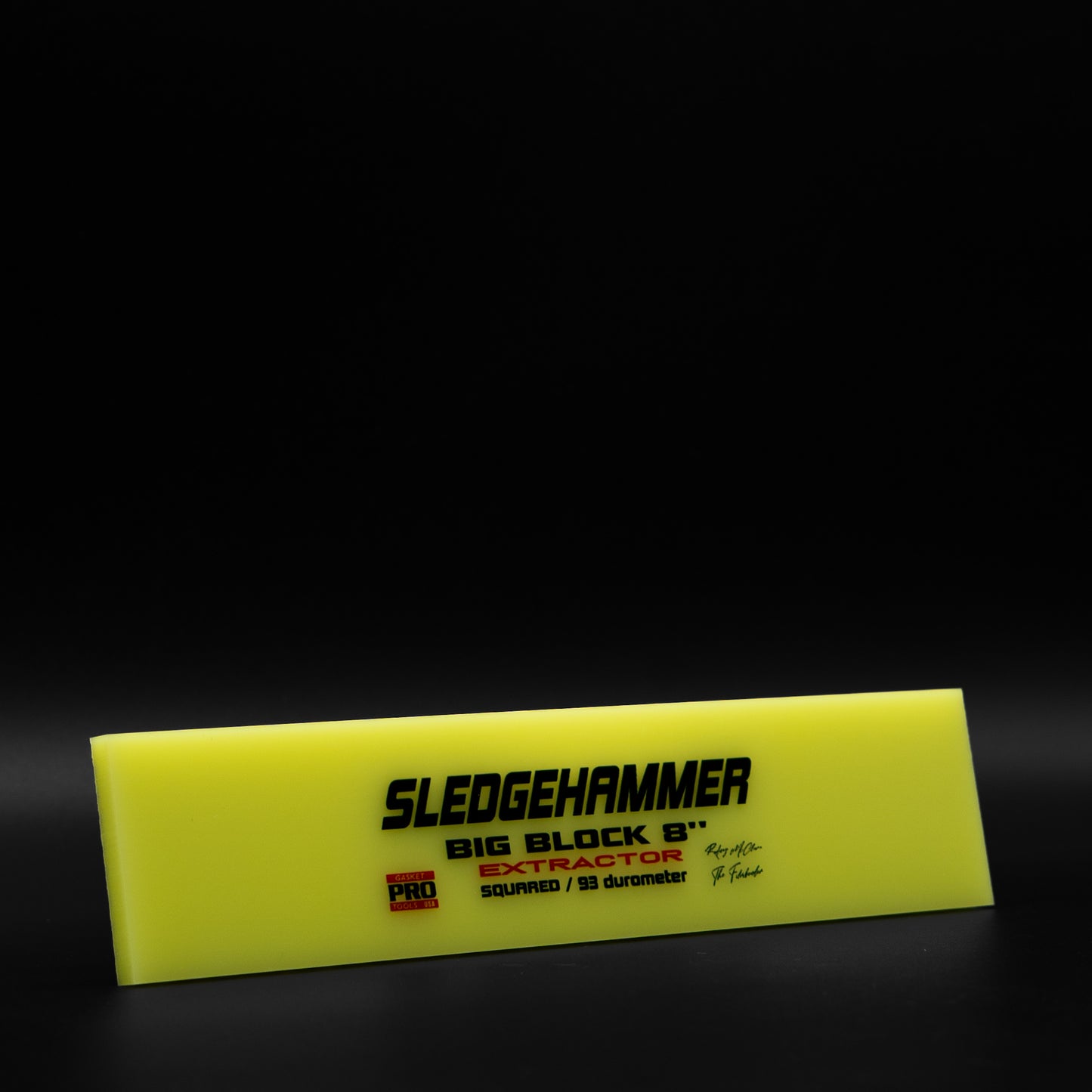 Block Cut Sledgehammer - 93 Duro Flat Glass/Security Film Blade