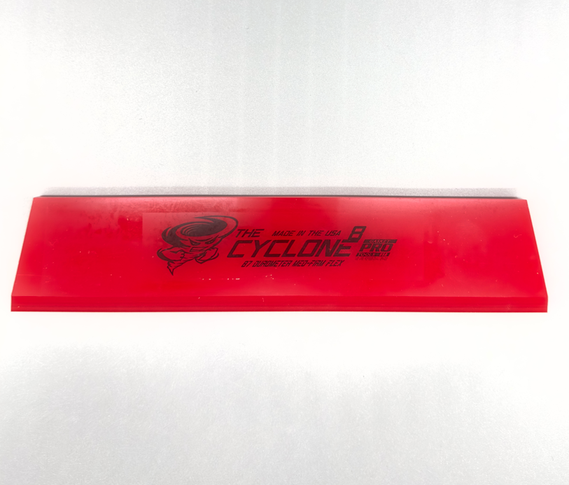 8” Cyclone Squeegee Blade - 87D Backglass/Windshield Blade