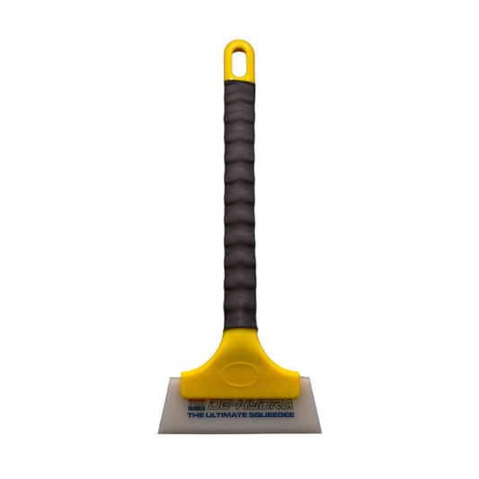 De-Hydra Blade 90 durometer in 13" Reach Squeegee Handle, ideal for extracting solution during window tinting on backglass and windshields.