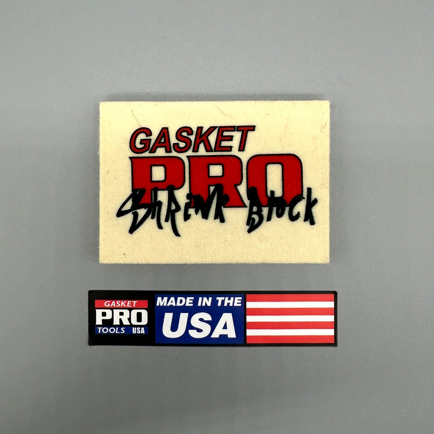 Felt/Wool Shrink Block by Gasket Pro Tools