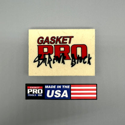 Felt/Wool Shrink Block by Gasket Pro Tools