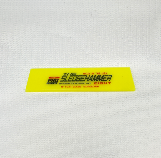 8” Sledgehammer Squeegee Blade – 93 Durometer Firm for Window Tinting