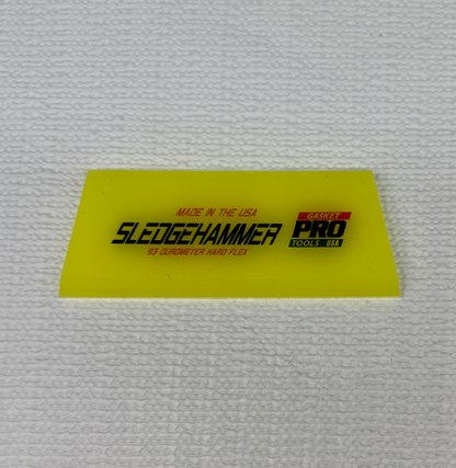 5” Sledgehammer Squeegee Blade – 93 Durometer Firm for Window Tinting These blades are 4.75" lg