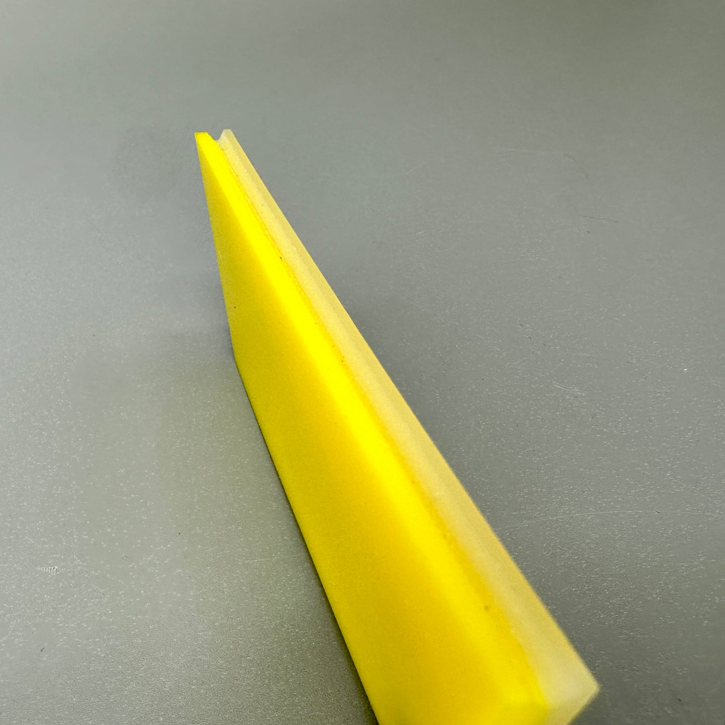 5”  MAXIMUZ   CROPPED "V" CUT  Dual Density  HYBRID 85/93 Durometer HyperFlex Squeegee Blade