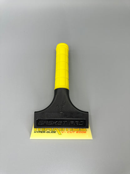 5”  MAXIMUZ   CROPPED "V" CUT  Dual Density  HYBRID 85/93 Durometer HyperFlex Squeegee Blade