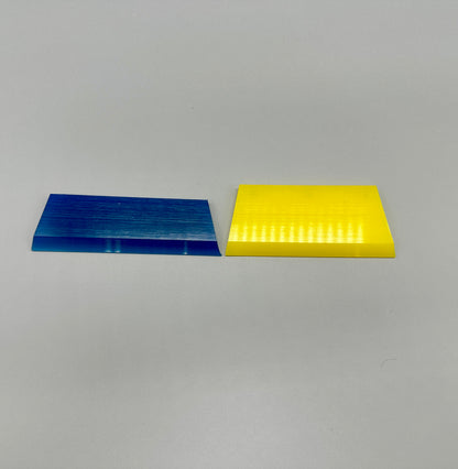 Blue Crop Cut Generic Blade (80 Durometer/5"Long-1.25" Wide)