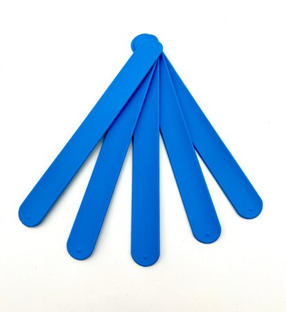 Blue Silicon Roll Straps (5 Pack)
