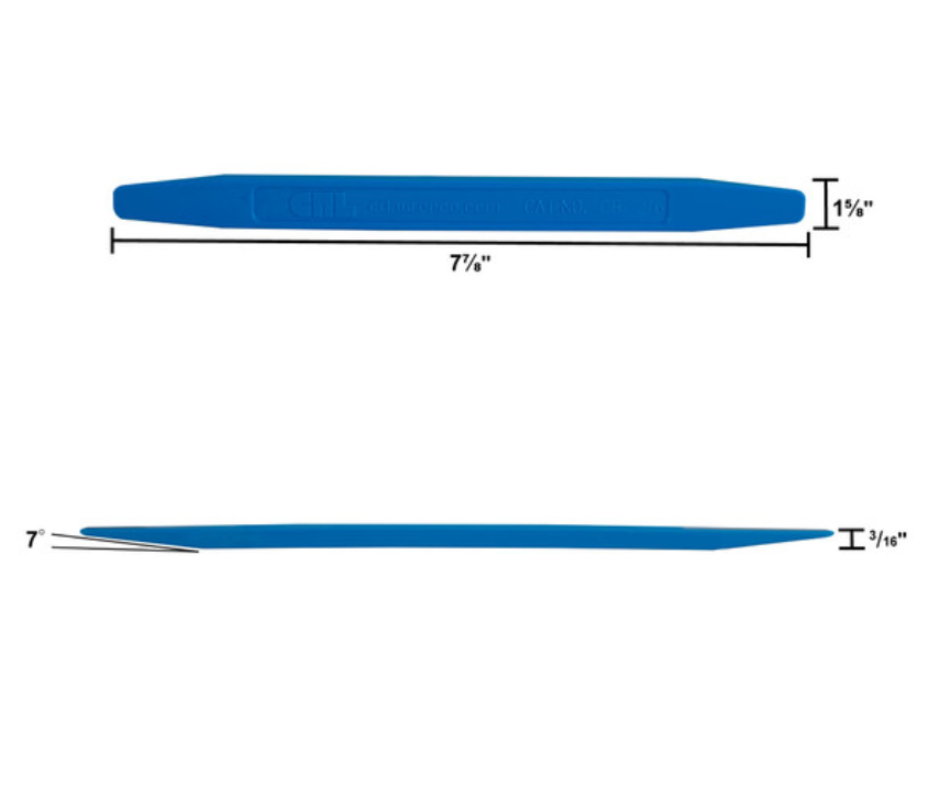 8" Push Stick Blue Bone Tool CRL Brand